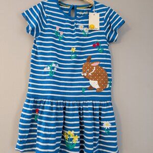 Mini Boden appliqued Easter tunic 5/6 NWT